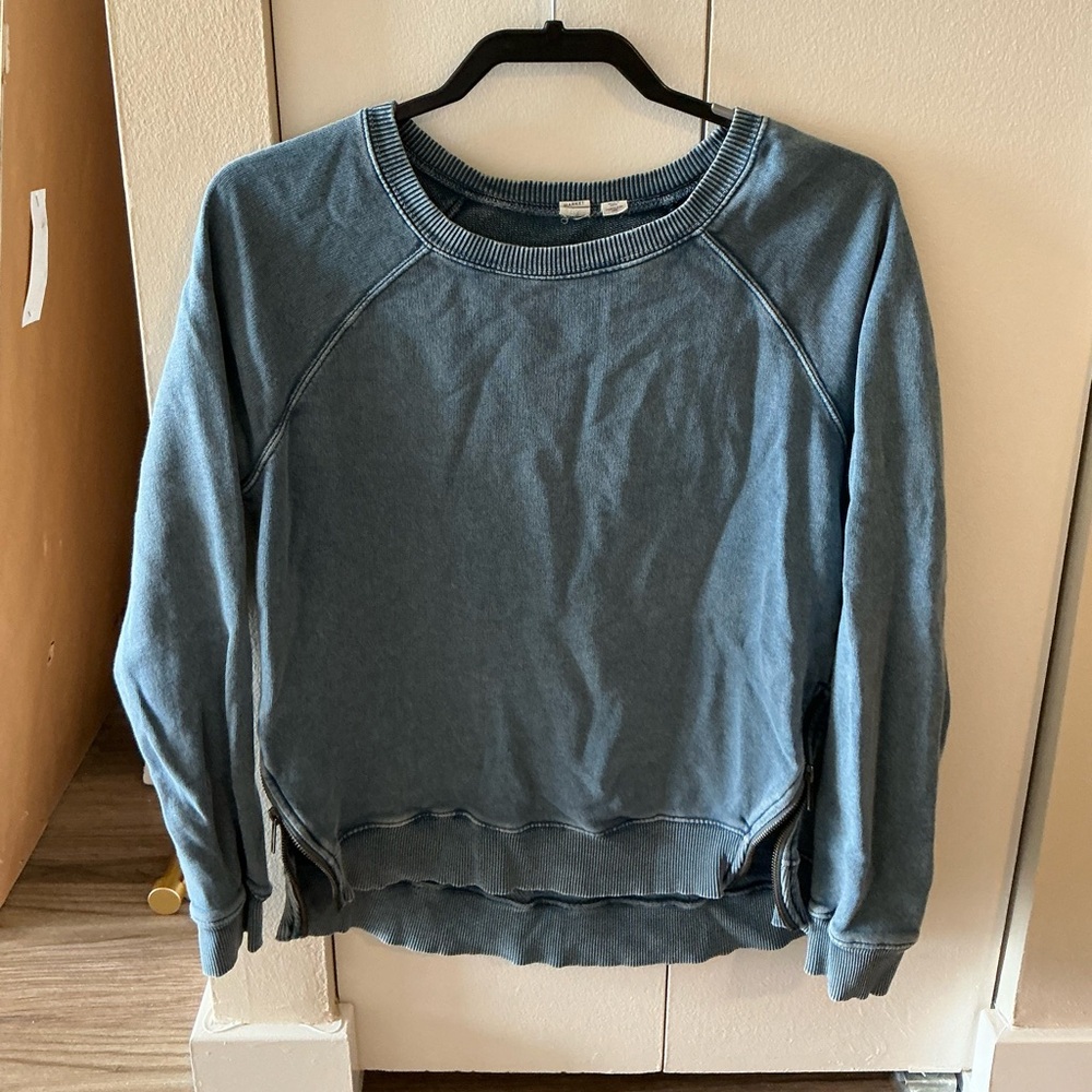 Melrose and Market Blue Crew Neck Sweater